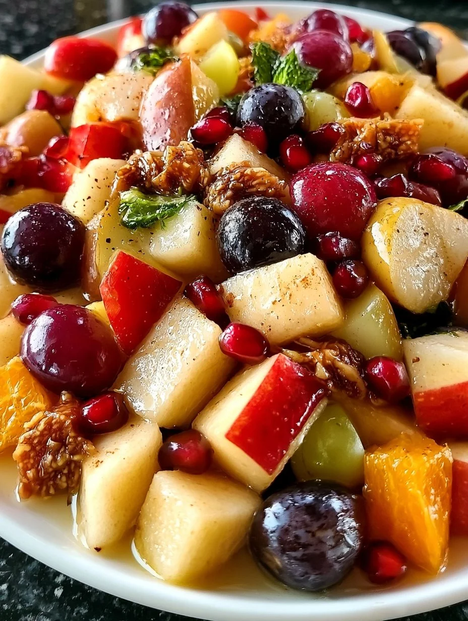 Herbst Obstsalat