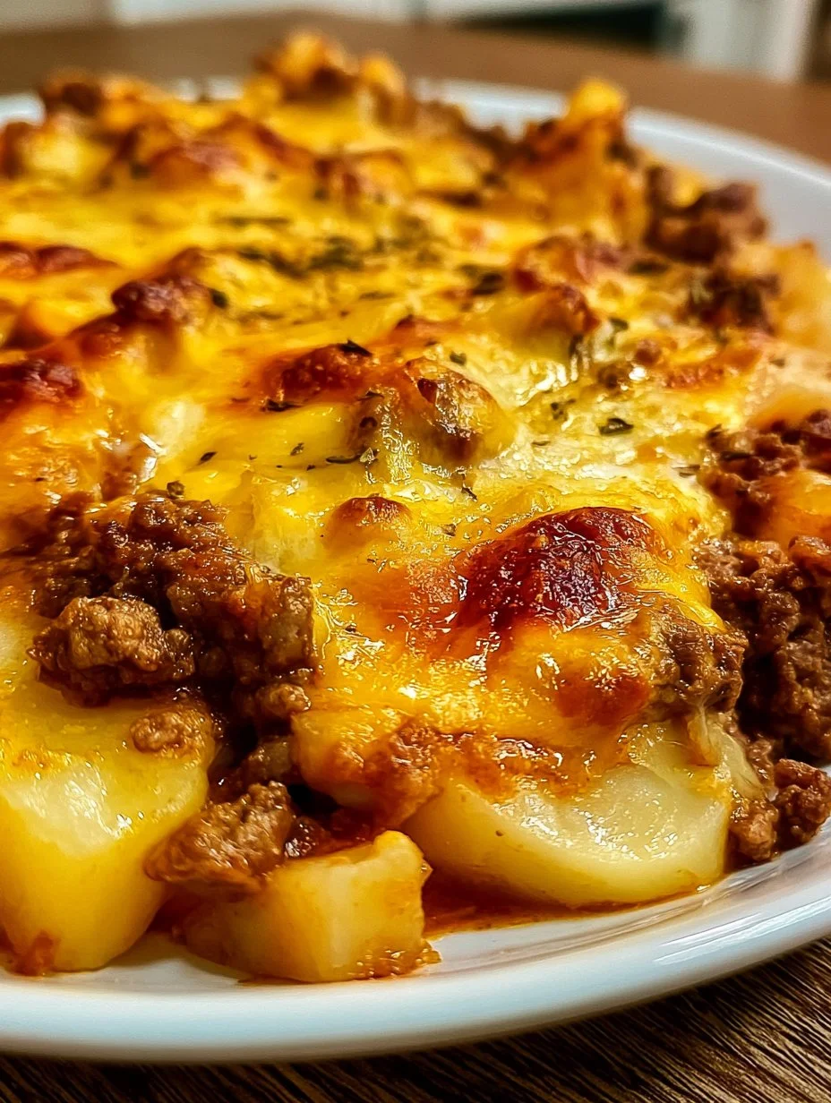 Hobo-Auflauf mit Hackfleisch