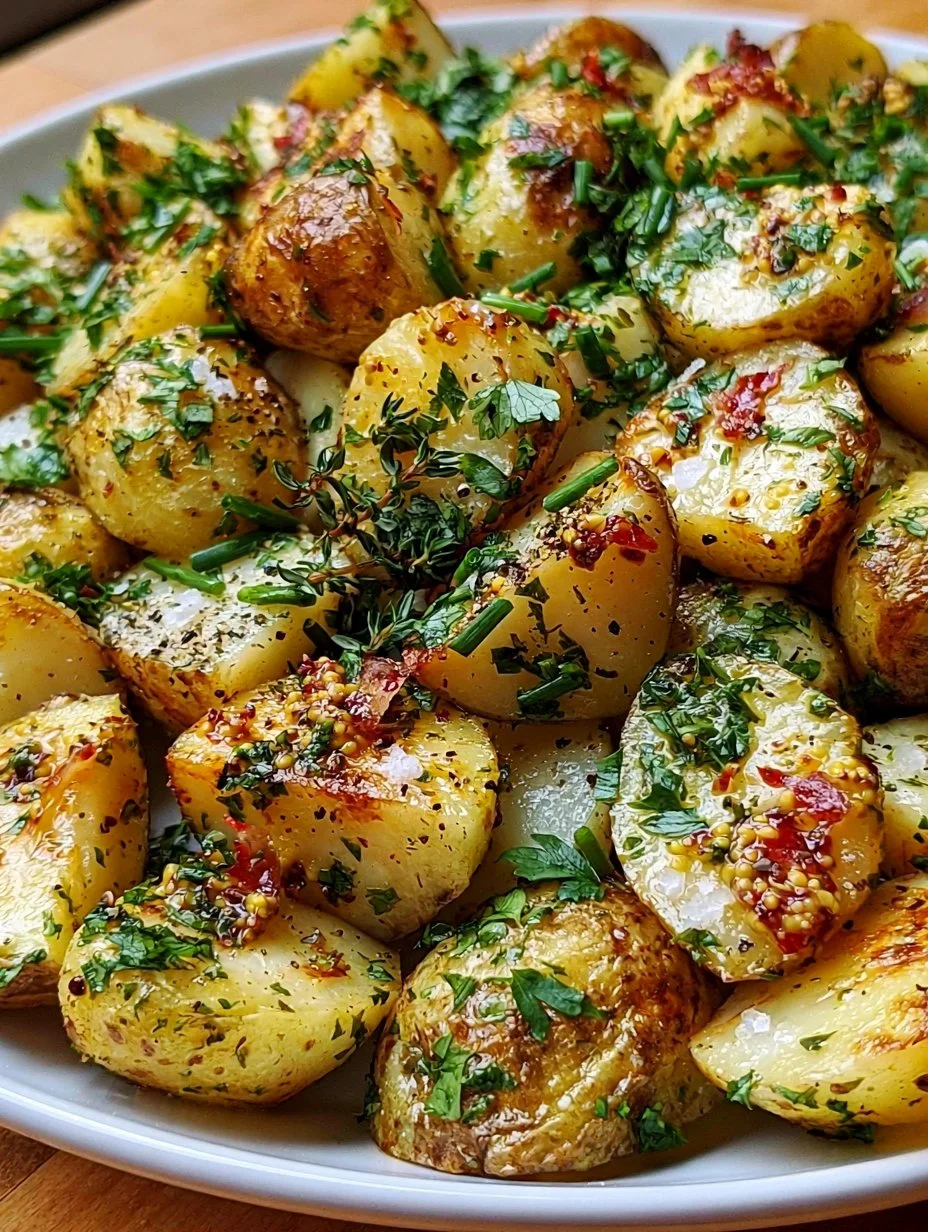 Kräuter Röstkartoffelsalat