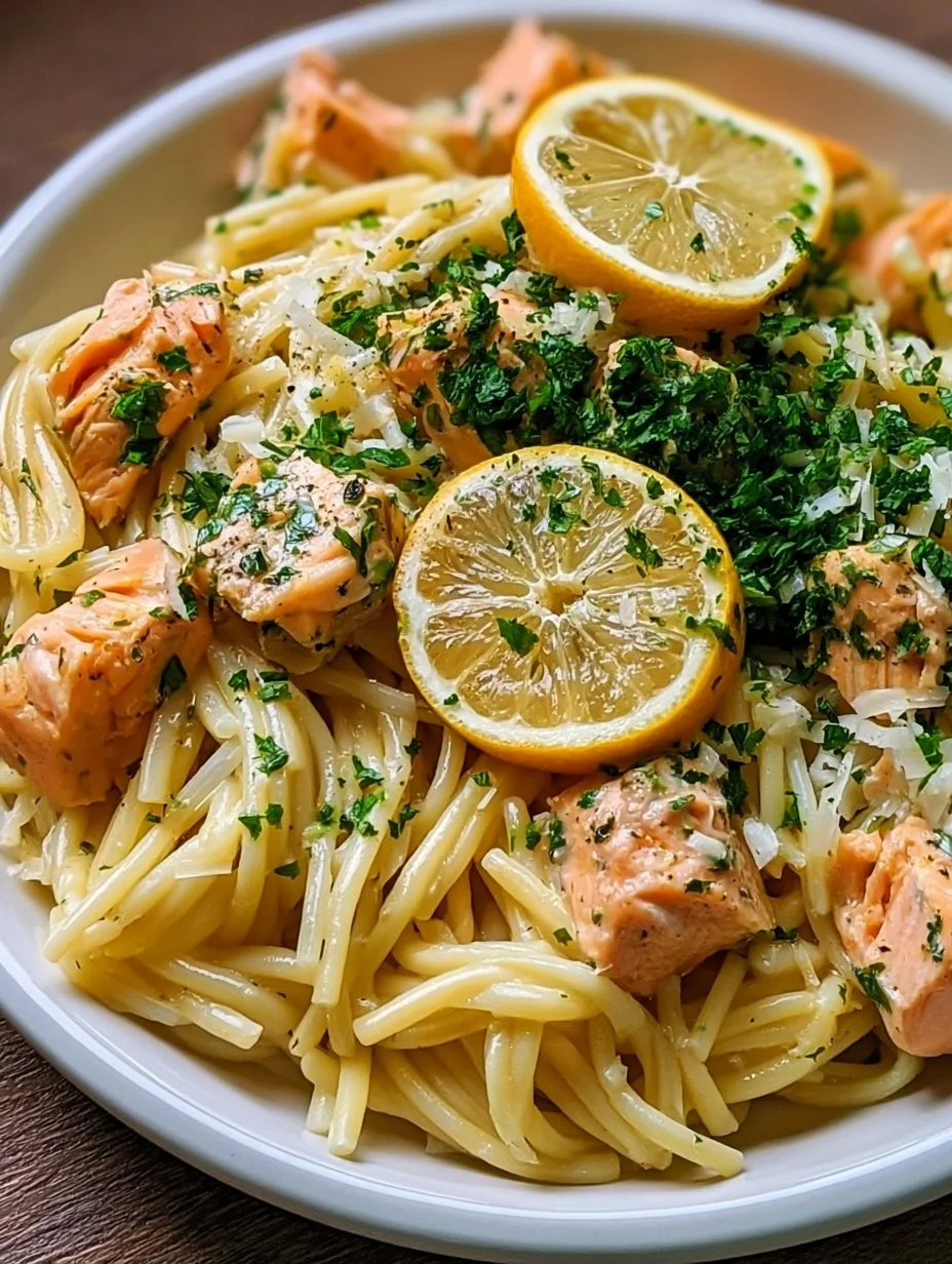 Lachs-Pasta ohne Sahne