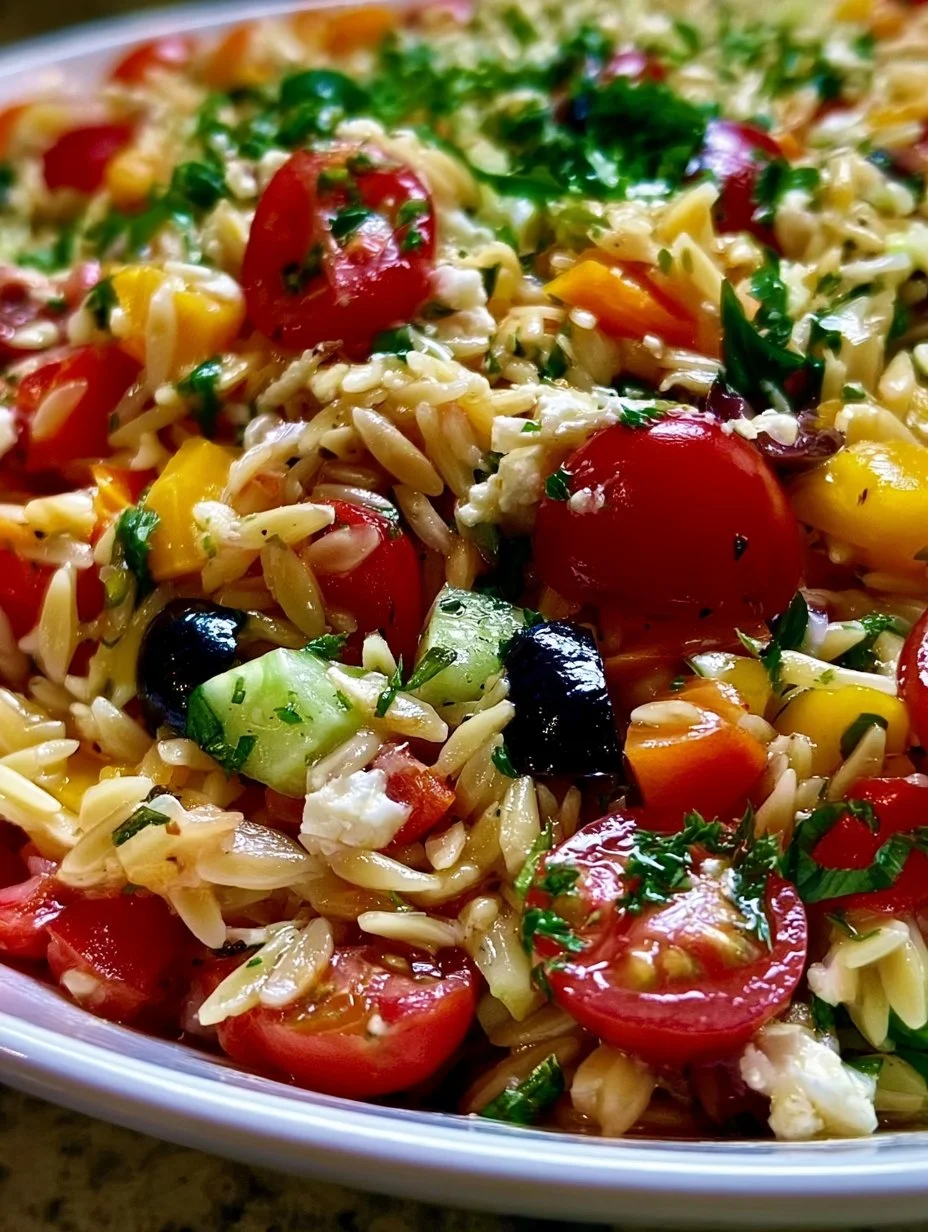 Mediterraner Orzo Salat