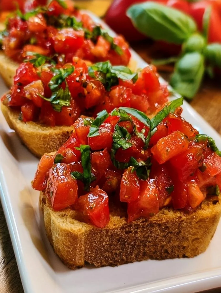Mit diesem Rezept machst du Original Bruschetta ganz einfach selber. 😋 🍅 🥰🍰