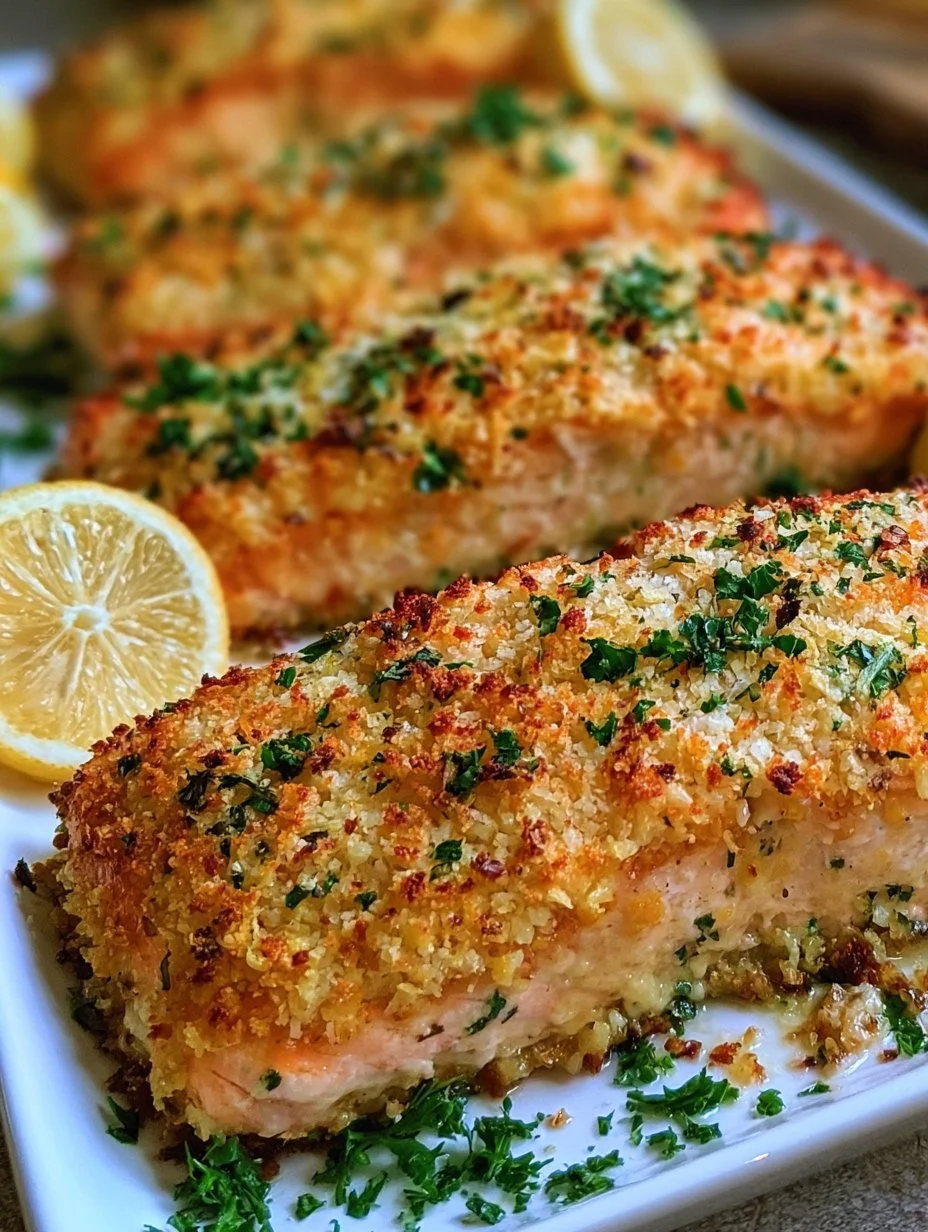 Parmesan-Crusted Salmon Fillets