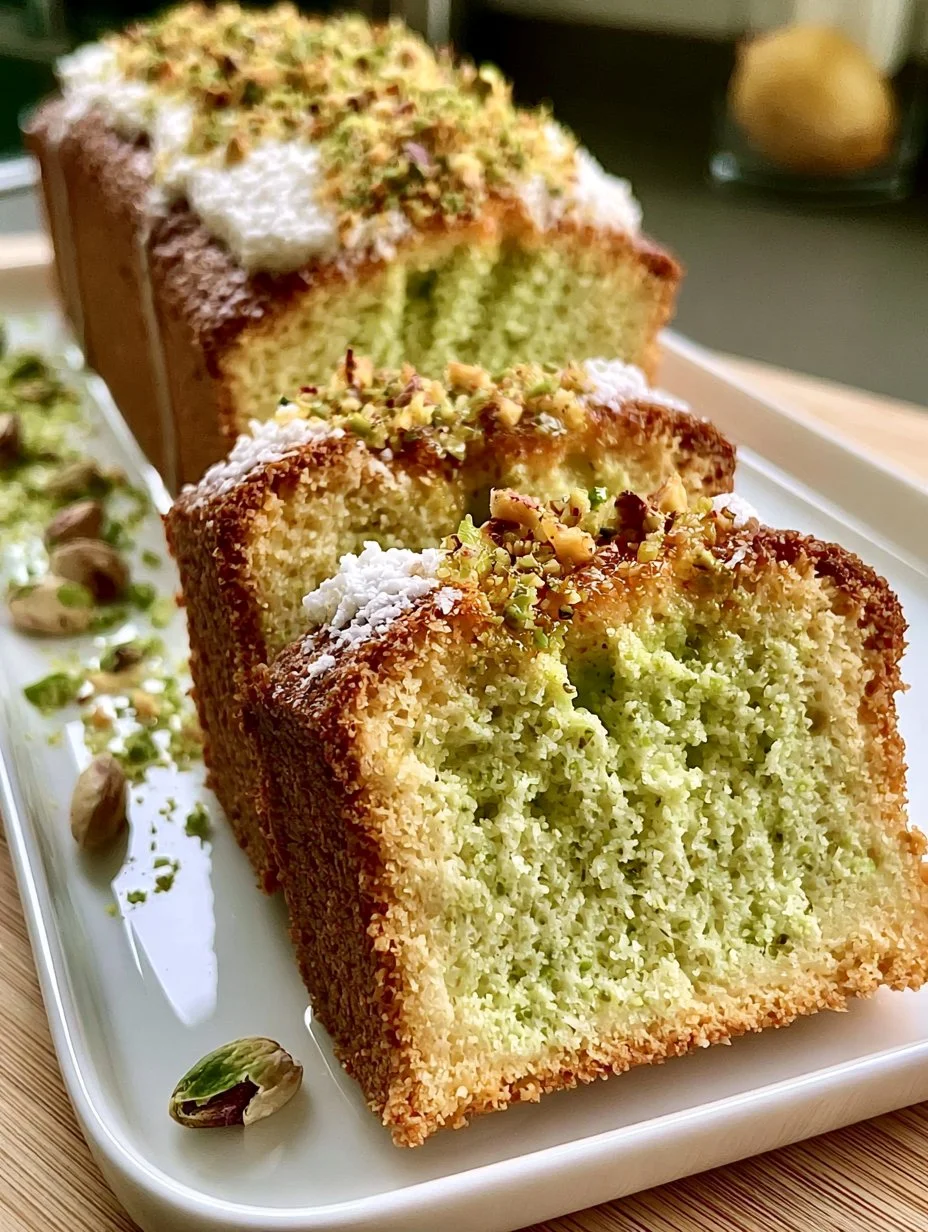 Pistazienpuddingbrot