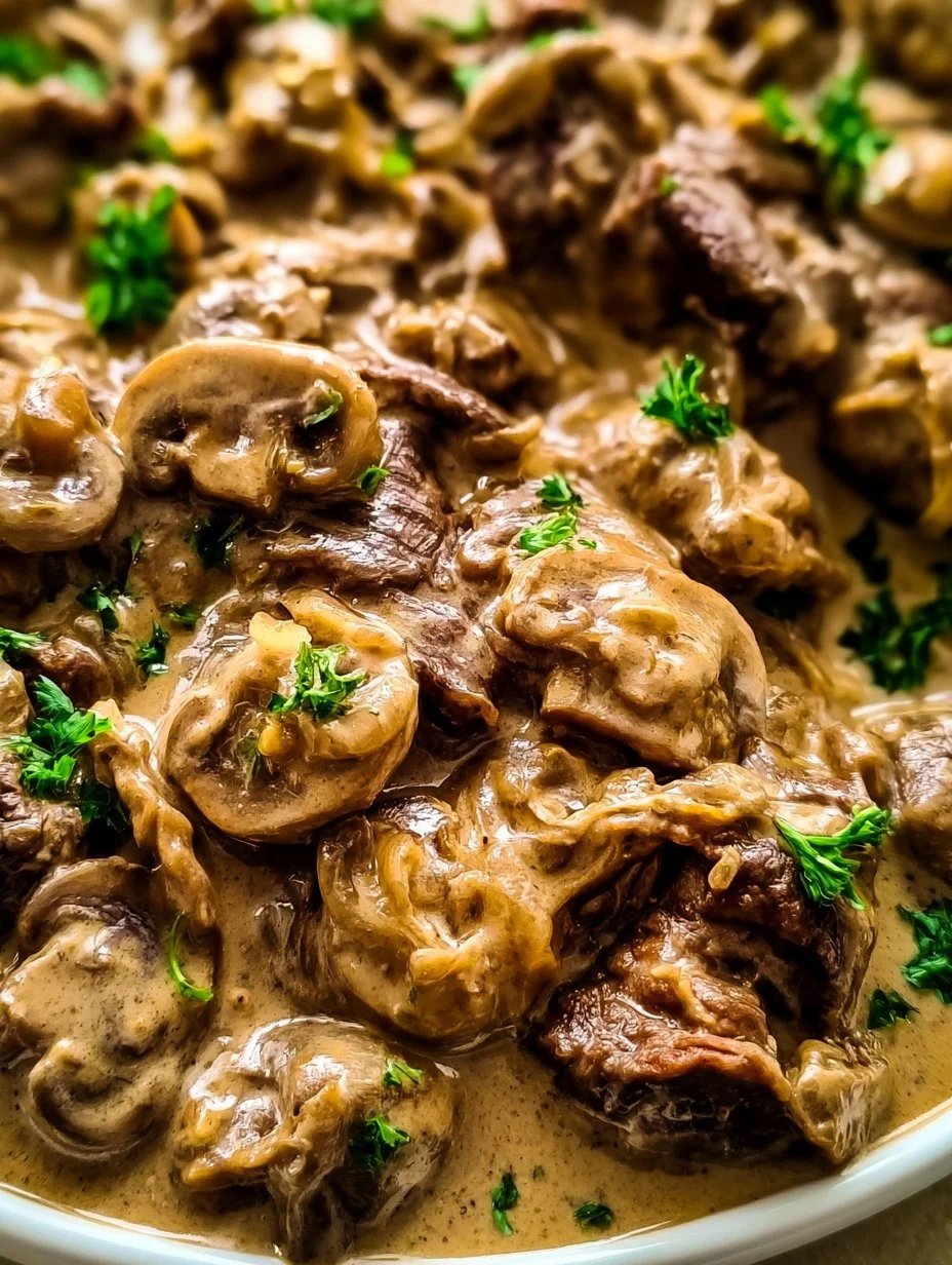 Rindfleisch Stroganoff