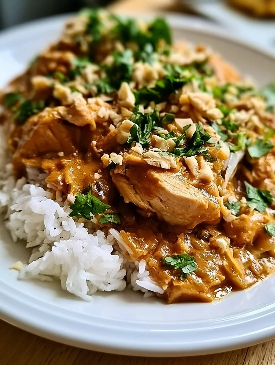 Schmortopf Erdnuss-Hühnchen