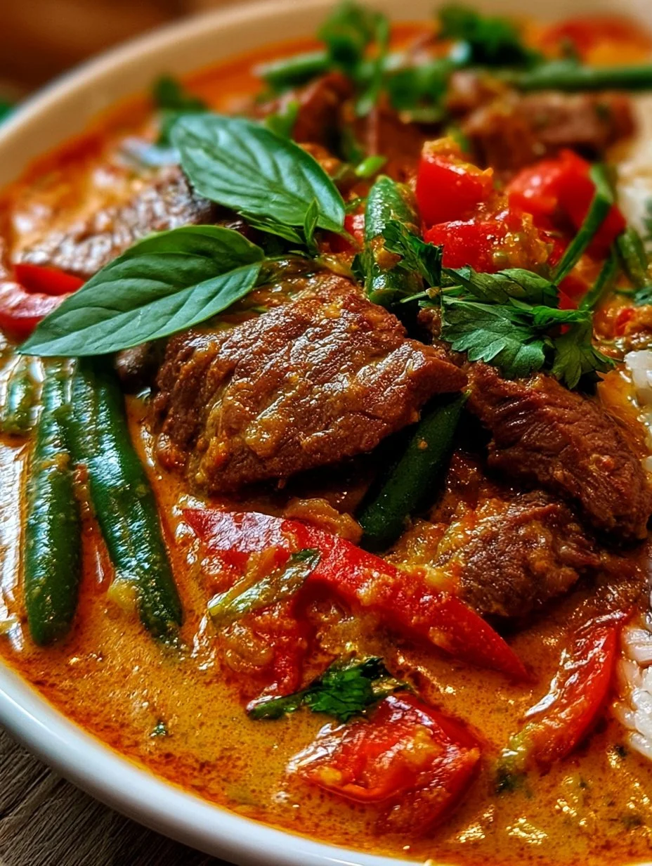 Thai-Curry mit zartem Rindfleisch