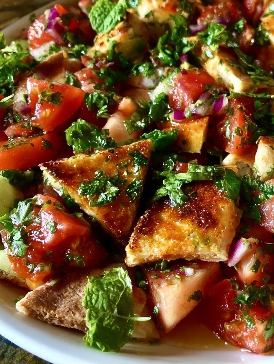 Tomaten Pita Salat