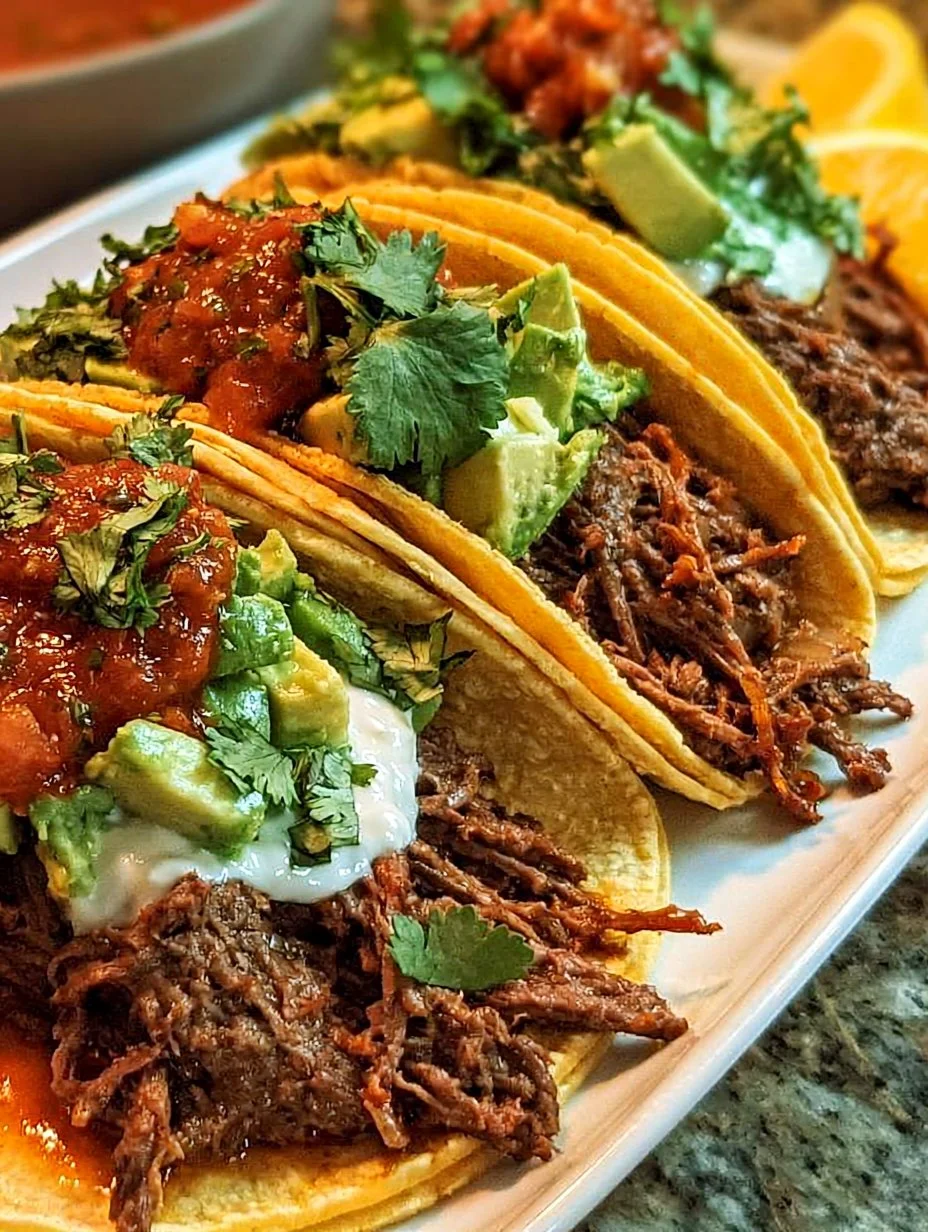 Z pulled Beef Tacos