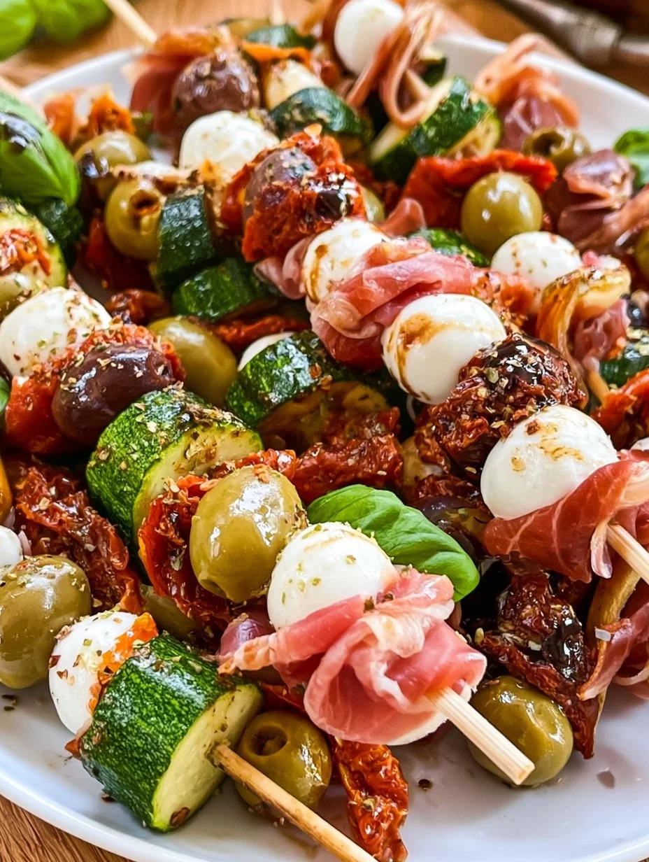 Antipasti-Spieße Rezept